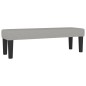 vidaXL Boxspringbett mit Matratze Hellgrau 140x190 cm Stoff vidaXL Boxspringbett mit Matratze Hellgrau 140x190 cm Stoff