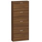 vidaXL Schuhschrank Braun Eichen-Optik 59x17x150 cm Holzwerkstoff vidaXL Schuhschrank Braun Eichen-Optik 59x17x150 cm Holzwerkstoff