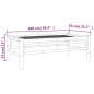 Garten-Couchtisch 100x55x33 cm Bambus Garten-Couchtisch 100x55x33 cm Bambus