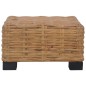 Couchtisch 47×47×28 cm Natur Rattan Couchtisch 47×47×28 cm Natur Rattan