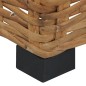Couchtisch 47×47×28 cm Natur Rattan Couchtisch 47×47×28 cm Natur Rattan