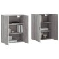 Wandschränke 2 Stk. Grau Sonoma 69,5x34x90 cm Wandschränke 2 Stk. Grau Sonoma 69,5x34x90 cm