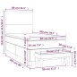 vidaXL Boxspringbett mit Matratze Dunkelgrau 80x200 cm Samt vidaXL Boxspringbett mit Matratze Dunkelgrau 80x200 cm Samt