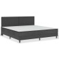 vidaXL Boxspring-Bettgestell Grau Stoff 200x200 cm vidaXL Boxspring-Bettgestell Grau Stoff 200x200 cm