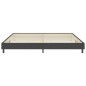 vidaXL Boxspring-Bettgestell Grau Stoff 200x200 cm vidaXL Boxspring-Bettgestell Grau Stoff 200x200 cm