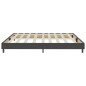 vidaXL Boxspring-Bettgestell Grau Stoff 200x200 cm vidaXL Boxspring-Bettgestell Grau Stoff 200x200 cm