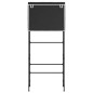 vidaXL Waschmaschinenregal 2 Ablagen Schwarz 71x29,5x170,5 cm Eisen vidaXL Waschmaschinenregal 2 Ablagen Schwarz 71x29,5x170,5 cm Eisen