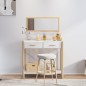vidaXL Konsolentisch Weiß 82x38x75 cm Holzwerkstoff vidaXL Konsolentisch Weiß 82x38x75 cm Holzwerkstoff