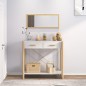 vidaXL Konsolentisch Weiß 82x38x75 cm Holzwerkstoff vidaXL Konsolentisch Weiß 82x38x75 cm Holzwerkstoff