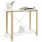 vidaXL Konsolentisch Weiß 110x38x75 cm Holzwerkstoff vidaXL Konsolentisch Weiß 110x38x75 cm Holzwerkstoff