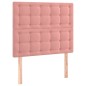 vidaXL Boxspringbett mit Matratze Rosa 120x200 cm Samt vidaXL Boxspringbett mit Matratze Rosa 120x200 cm Samt