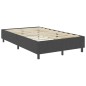vidaXL Boxspring-Bettgestell Grau Stoff 120x200 cm vidaXL Boxspring-Bettgestell Grau Stoff 120x200 cm