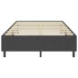 vidaXL Boxspring-Bettgestell Grau Stoff 120x200 cm vidaXL Boxspring-Bettgestell Grau Stoff 120x200 cm