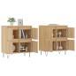 vidaXL Sideboards 2 Stk. Sonoma-Eiche Holzwerkstoff vidaXL Sideboards 2 Stk. Sonoma-Eiche Holzwerkstoff
