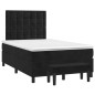 vidaXL Boxspringbett mit Matratze Schwarz 120x200 cm Samt vidaXL Boxspringbett mit Matratze Schwarz 120x200 cm Samt