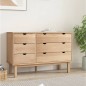 vidaXL Schubladenschrank OTTA 111x42x73,5 cm Massivholz Kiefer vidaXL Schubladenschrank OTTA 111x42x73,5 cm Massivholz Kiefer