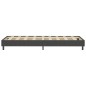 vidaXL Boxspring-Bettgestell Grau Stoff 100x200 cm vidaXL Boxspring-Bettgestell Grau Stoff 100x200 cm