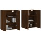 Wandschränke 2 Stk. Braun Eichen-Optik 69,5x34x90 cm Wandschränke 2 Stk. Braun Eichen-Optik 69,5x34x90 cm
