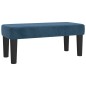 vidaXL Boxspringbett mit Matratze Dunkelblau 100x200 cm Samt vidaXL Boxspringbett mit Matratze Dunkelblau 100x200 cm Samt