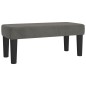 vidaXL Boxspringbett mit Matratze Dunkelgrau 120x200 cm Samt vidaXL Boxspringbett mit Matratze Dunkelgrau 120x200 cm Samt
