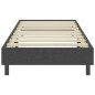 Boxspring-Bettgestell Grau Stoff 90x200 cm Boxspring-Bettgestell Grau Stoff 90x200 cm