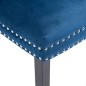 vidaXL Esszimmerstühle 2 Stk. Blau Samt vidaXL Esszimmerstühle 2 Stk. Blau Samt
