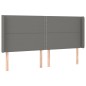 vidaXL Boxspringbett mit Matratze & LED Dunkelgrau 200x200 cm Stoff vidaXL Boxspringbett mit Matratze & LED Dunkelgrau 200x200 cm Stoff