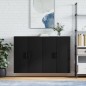 Wandschränke 2 Stk. Schwarz 69,5x34x90 cm Wandschränke 2 Stk. Schwarz 69,5x34x90 cm