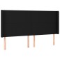 vidaXL Boxspringbett mit Matratze & LED Schwarz 180x200 cm Stoff vidaXL Boxspringbett mit Matratze & LED Schwarz 180x200 cm Stoff
