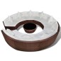 10-tlg. Garten-Lounge-Set mit Auflagen Poly Rattan Braun 10-tlg. Garten-Lounge-Set mit Auflagen Poly Rattan Braun
