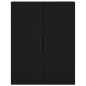 Wandschränke 2 Stk. Schwarz 69,5x34x90 cm Wandschränke 2 Stk. Schwarz 69,5x34x90 cm