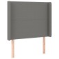 vidaXL Boxspringbett mit Matratze & LED Dunkelgrau 80x200 cm Stoff vidaXL Boxspringbett mit Matratze & LED Dunkelgrau 80x200 cm Stoff