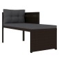 4-tlg. Garten-Lounge-Set Poly Rattan Braun 4-tlg. Garten-Lounge-Set Poly Rattan Braun