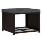 4-tlg. Garten-Lounge-Set Poly Rattan Braun 4-tlg. Garten-Lounge-Set Poly Rattan Braun