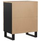 vidaXL Nachttisch 50x33x62 cm Massivholz Mango & Holzwerkstoff vidaXL Nachttisch 50x33x62 cm Massivholz Mango & Holzwerkstoff