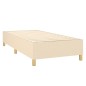 vidaXL Boxspringbett mit Matratze & LED Creme 90x190 cm Stoff vidaXL Boxspringbett mit Matratze & LED Creme 90x190 cm Stoff