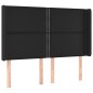 vidaXL Boxspringbett mit Matratze & LED Schwarz 140x200 cm Kunstleder vidaXL Boxspringbett mit Matratze & LED Schwarz 140x200 cm Kunstleder