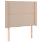 vidaXL Boxspringbett mit Matratze & LED Cappuccino-Braun 100x200cm vidaXL Boxspringbett mit Matratze & LED Cappuccino-Braun 100x200cm