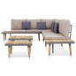 vidaXL 7-tlg. Garten-Lounge-Set mit Kissen Massivholz Akazie Braun vidaXL 7-tlg. Garten-Lounge-Set mit Kissen Massivholz Akazie Braun