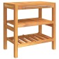 vidaXL Waschtisch mit 2 Ablagen 74x45x75 cm Massivholz vidaXL Waschtisch mit 2 Ablagen 74x45x75 cm Massivholz