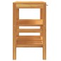 vidaXL Waschtisch mit 2 Ablagen 74x45x75 cm Massivholz vidaXL Waschtisch mit 2 Ablagen 74x45x75 cm Massivholz