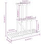 vidaXL Blumenständer 81x25x75,5 cm Massivholz Tanne vidaXL Blumenständer 81x25x75,5 cm Massivholz Tanne