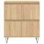 vidaXL Sideboards 2 Stk. Sonoma-Eiche Holzwerkstoff vidaXL Sideboards 2 Stk. Sonoma-Eiche Holzwerkstoff