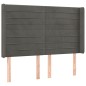 vidaXL Boxspringbett mit Matratze & LED Dunkelgrau 140x200 cm Samt vidaXL Boxspringbett mit Matratze & LED Dunkelgrau 140x200 cm Samt
