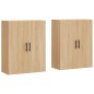 Wandschränke 2 Stk. Sonoma-Eiche 69,5x34x90 cm Wandschränke 2 Stk. Sonoma-Eiche 69,5x34x90 cm