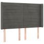 vidaXL Boxspringbett mit Matratze & LED Dunkelgrau 140x190 cm Samt vidaXL Boxspringbett mit Matratze & LED Dunkelgrau 140x190 cm Samt