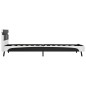 Bettgestell mit LED Grau Kunstleder 90×200 cm Bettgestell mit LED Grau Kunstleder 90×200 cm