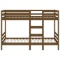 vidaXL Etagenbett Honigbraun 80x200 cm Massivholz Kiefer vidaXL Etagenbett Honigbraun 80x200 cm Massivholz Kiefer