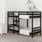 vidaXL Etagenbett Schwarz 90x190 cm Massivholz Kiefer vidaXL Etagenbett Schwarz 90x190 cm Massivholz Kiefer