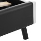 Bettgestell mit LED Grau Kunstleder 120×200 cm Bettgestell mit LED Grau Kunstleder 120×200 cm